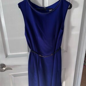 Elegant Blue Women's Dress